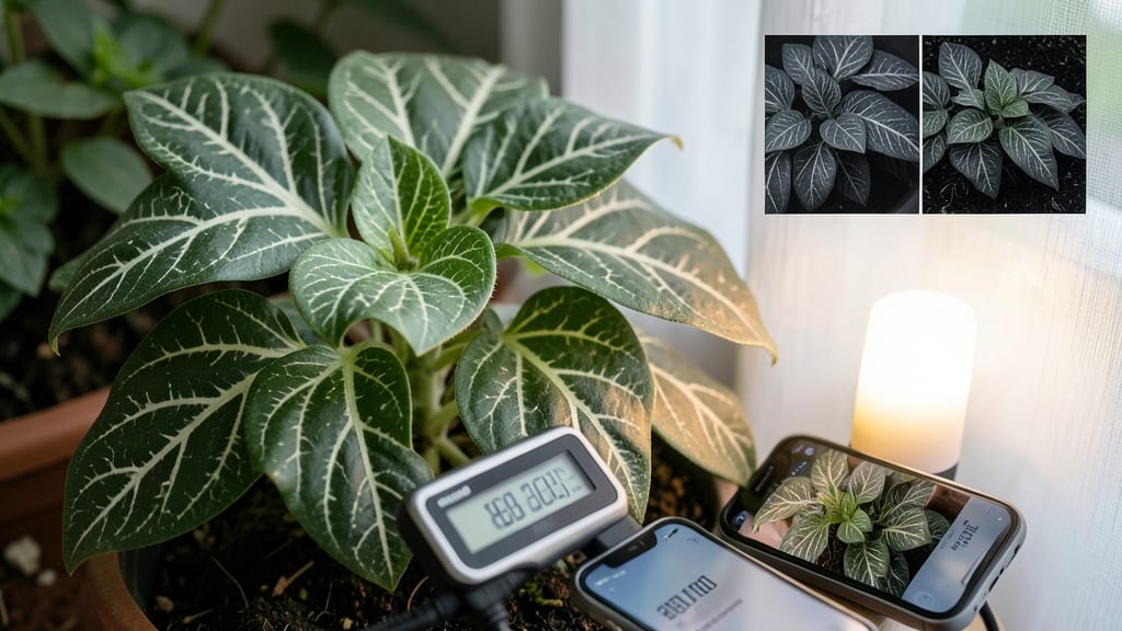 How Much Light Does a Nerve Plant Need: Thriving Spots for Bold Striped Foliage