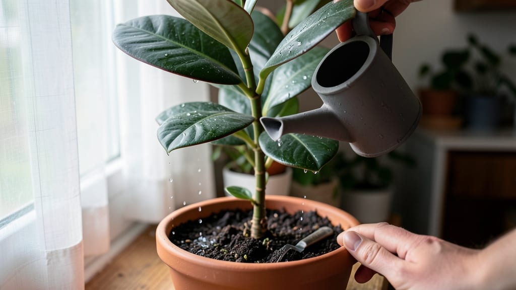 Rubber Plant Watering Guide: Exact Schedule for Thriving Leaves