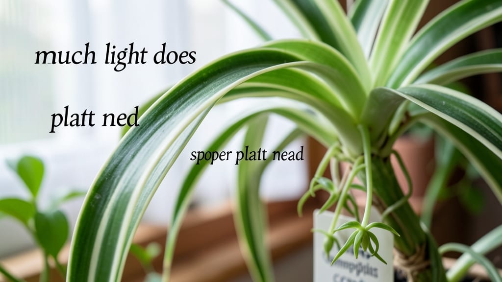 How Much Light Does a Spider Plant Need: Thriving in 3 Bright Indirect Spots